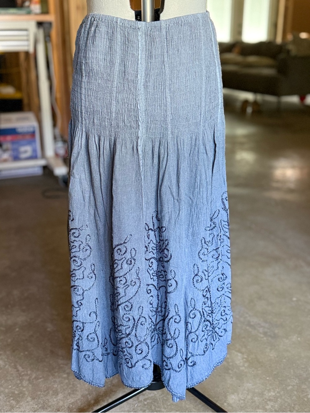 S.R. Fashion convertible maxi skirt